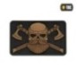 Nášivka M-Tac Bearded Skull 3D - coyote