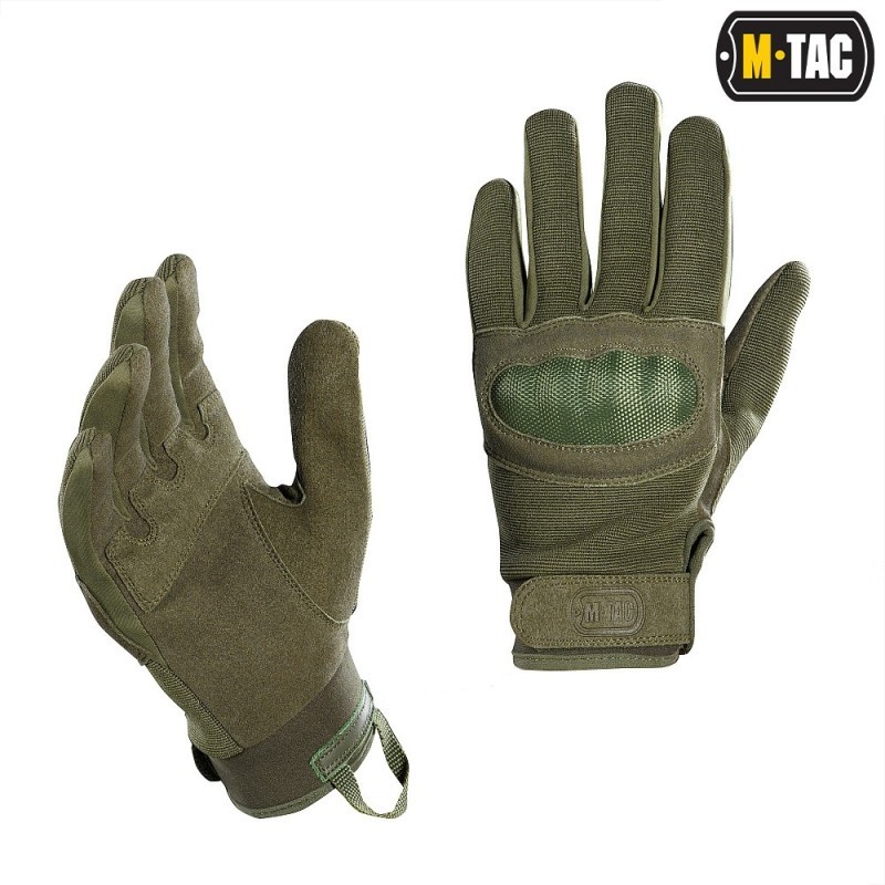 Rukavice taktické M-Tac Assault Tactical Mk.3 Full - olivové, S Rukavice taktické M-Tac Assault Tactical Mk.3 Full - olivové, S