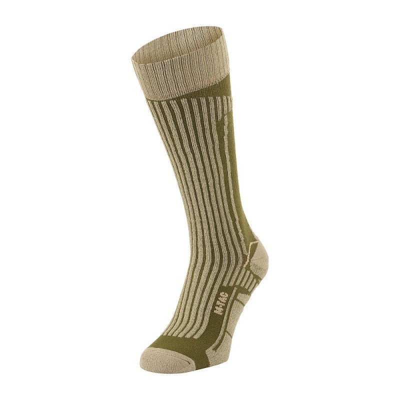 Podkolienky M-Tac Coolmax 75 % Long - olivové-coyote, 39-42