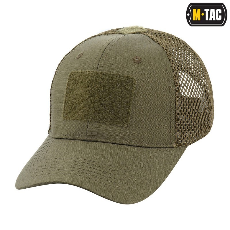 Šiltovka M-Tac Mesh Flex Ripstop Baseball Velcro - ranger green, S/M Šiltovka M-Tac Mesh Flex Ripstop Baseball Velcro - ranger green, S/M