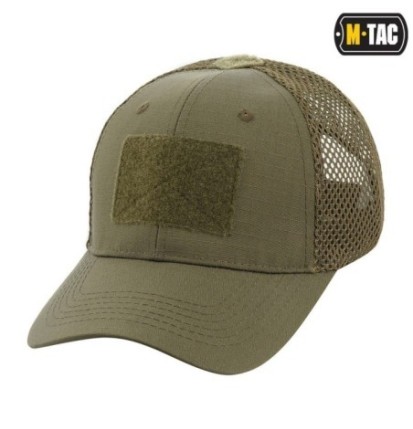 Šiltovka M-Tac Mesh Flex Ripstop Baseball Velcro - ranger green, S/M