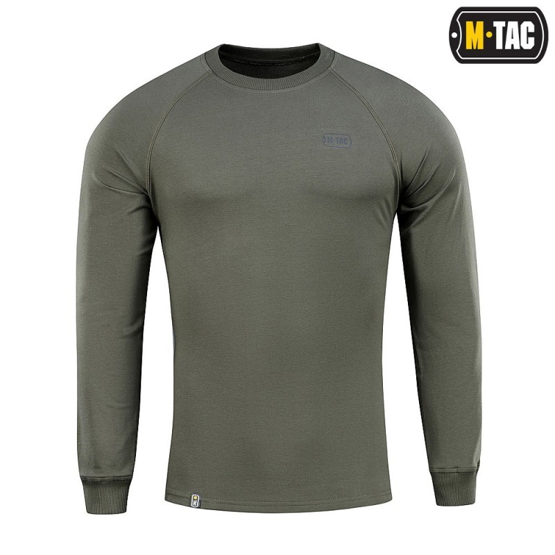 Ľahká mikina M-Tac Raglan Athlete - olivová, S