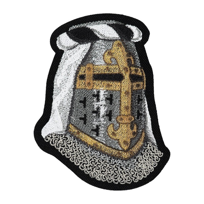 Nášivka M-Tac Topfhelm - strieborná
