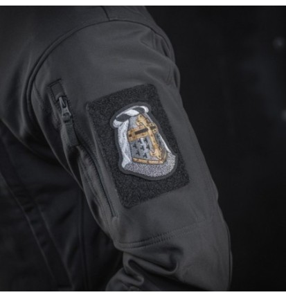Nášivka M-Tac Topfhelm - strieborná
