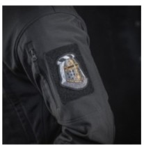 Nášivka M-Tac Topfhelm - strieborná