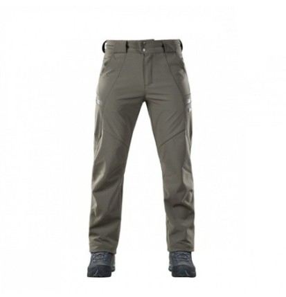 Nohavice M-Tac Soft Shell Winter - olivové, XS