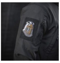 Nášivka M-Tac Topfhelm - strieborná