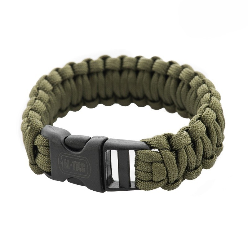 Náramok para M-Tac Paracord Classic - olivový, M Náramok para M-Tac Paracord Classic - olivový, M