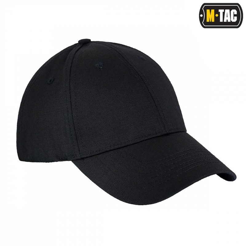 Šiltovka M-Tac Baseball Flex Rip-Stop - čierna, S/M Šiltovka M-Tac Baseball Flex Rip-Stop - čierna, S/M