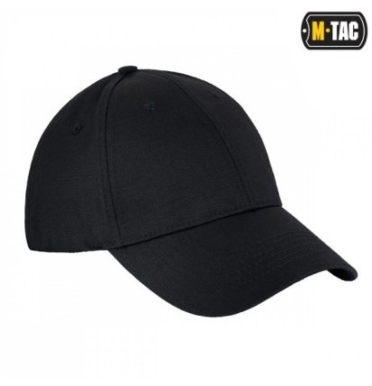 Šiltovka M-Tac Baseball Flex Rip-Stop - čierna, S/M
