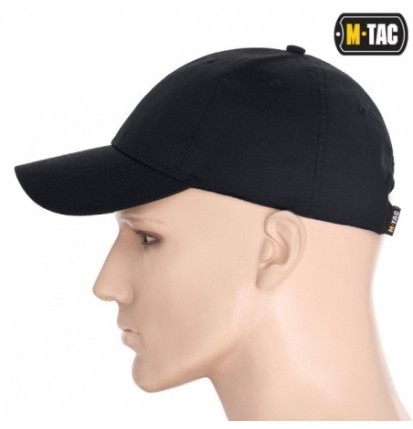 Šiltovka M-Tac Baseball Flex Rip-Stop - čierna, S/M