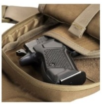 Batoh cez rameno M-Tac Bag Shoulder Chest Velcro - coyote