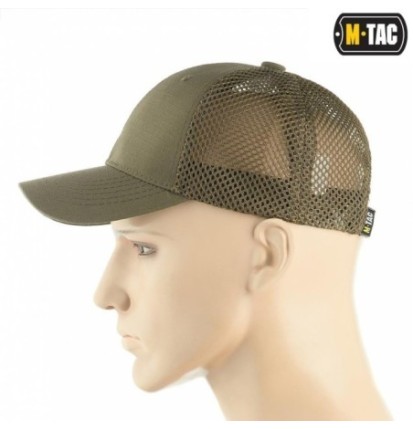Šiltovka M-Tac Mesh Flex Ripstop Baseball - ranger green, S/M