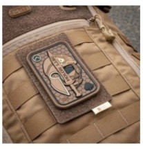 Panel na nášivky pre Molle väzbu M-Tac Morale Patches 8x13,5 - coyote