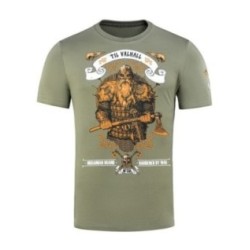 Tričko s potlačou M-Tac Viking - olivové
