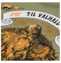 Tričko s potlačou M-Tac Viking - olivové, 3XL