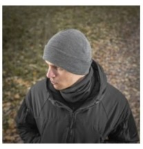 Kulich M-Tac Fine Knit Watch Cap - sivý, S/M