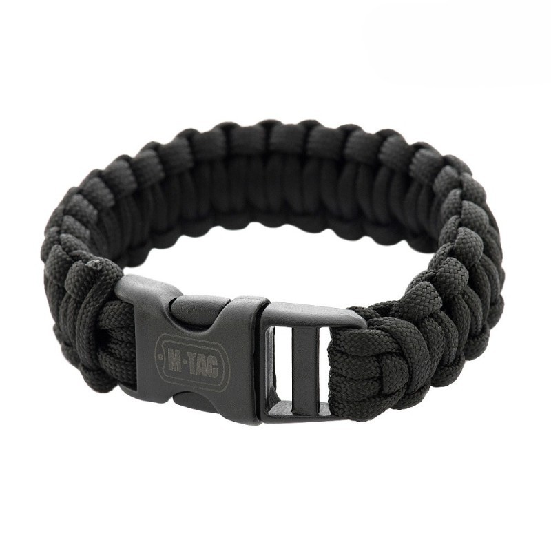 Náramok para M-Tac Paracord Classic - čierny, M Náramok para M-Tac Paracord Classic - čierny, M