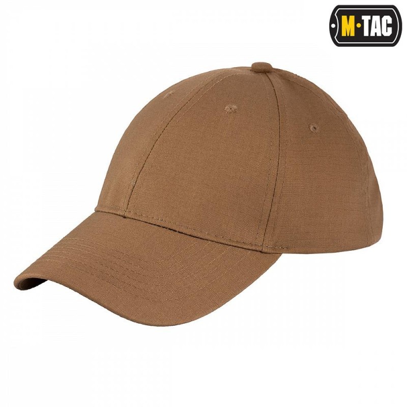 Šiltovka M-Tac Baseball Flex Rip-Stop - coyote, S/M