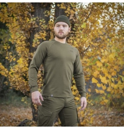 Ľahká mikina M-Tac Raglan Athlete - ranger green, S