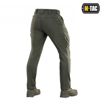 Nohavice M-Tac Aggressor Summer Flex - olivové, 34/34