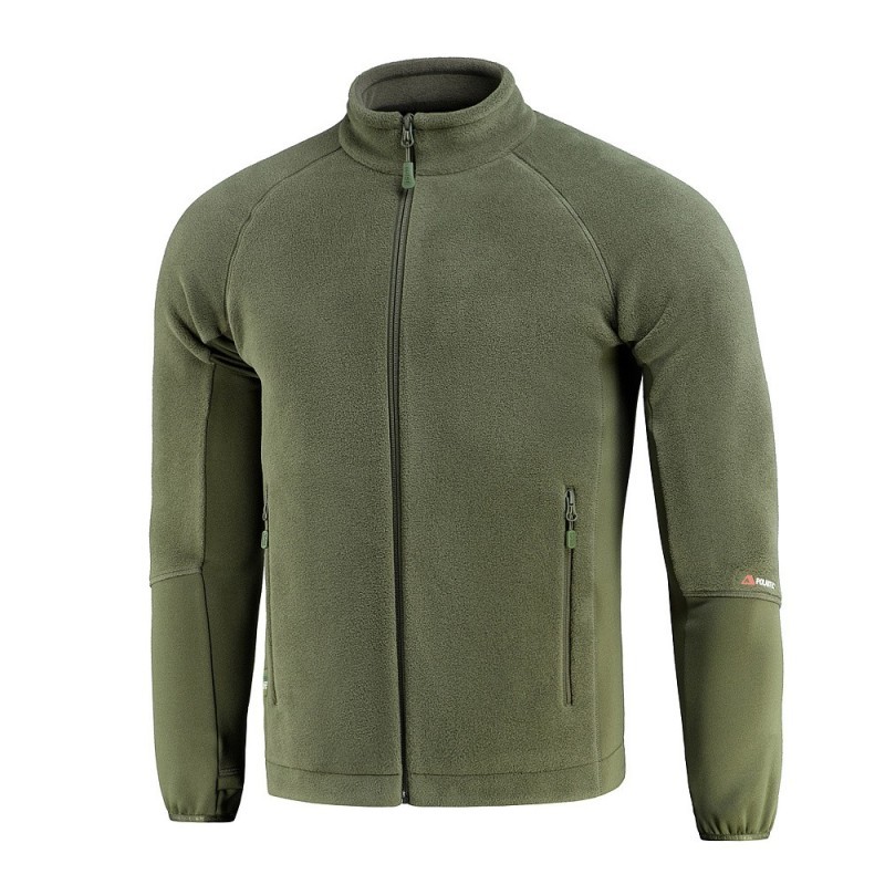 Ľahká fleecová bunda M-Tac Sport Polartec - olivová, XS Ľahká fleecová bunda M-Tac Sport Polartec - olivová, XS