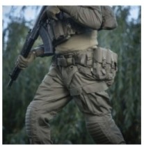 Taktický opasok M-Tac War Belt Armor - ranger green, XS/S