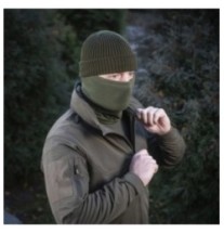 Nákrčník M-Tac Scarf Polartec - tmavo olivový, S/M