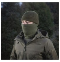 Nákrčník M-Tac Scarf Polartec - tmavo olivový, S/M