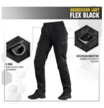 Nohavice dámske M-Tac Aggressor Lady Flex - čierne