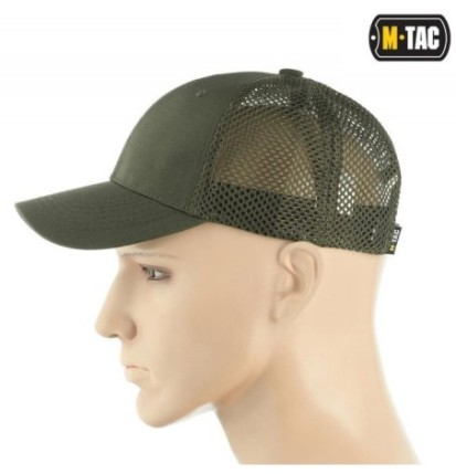 Šiltovka M-Tac Mesh Flex Ripstop Baseball - olivová, S/M