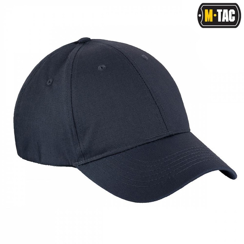Šiltovka M-Tac Baseball Flex Rip-Stop - tmavo sivá, S/M