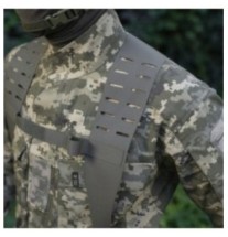 Ramenné popruhy M-Tac Shoulder Belt Straps Laser Cut - ranger green, Long