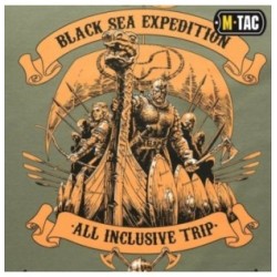 Tričko s potlačou M-Tac Black Sea Expedition - olivové, XXL