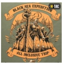 Tričko s potlačou M-Tac Black Sea Expedition - olivové, XXL
