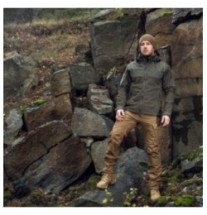 Bunda M-Tac Norman Windblock Fleece - olivová