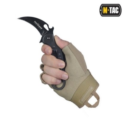 Rukavice bezprsté M-Tac Assault Tactical Mk.3 - béžové, M