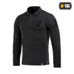 Taktická polokošeľa M-Tac Long Polo 65/35 - čierna, S