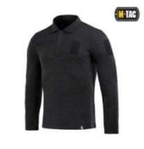 Taktická polokošeľa M-Tac Long Polo 65/35 - čierna, S