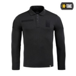 Taktická polokošeľa M-Tac Long Polo 65/35 - čierna, S