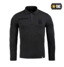 Taktická polokošeľa M-Tac Long Polo 65/35 - čierna, S