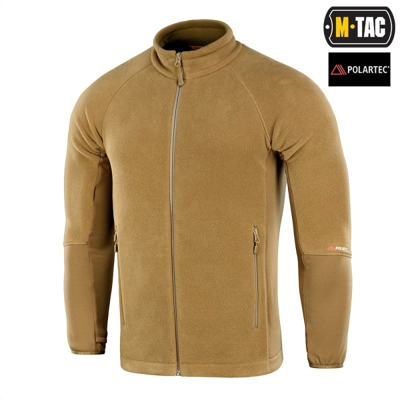 Ľahká fleecová bunda M-Tac Sport Polartec - coyote, XS