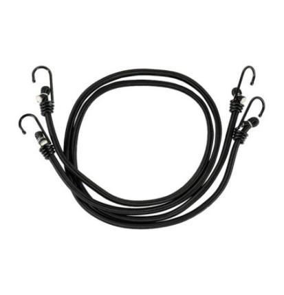 Gumicuk M-Tac Elastic Cord 2 ks - čierny