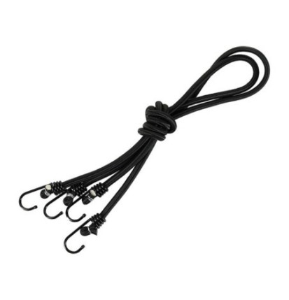 Gumicuk M-Tac Elastic Cord 2 ks - čierny