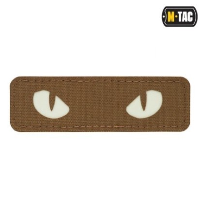 Nášivka M-Tac Cat Eyes - coyote-biela