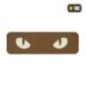 Nášivka M-Tac Cat Eyes - coyote-biela Nášivka M-Tac Cat Eyes - coyote-biela