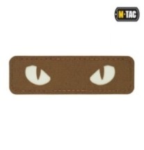 Nášivka M-Tac Cat Eyes - coyote-biela