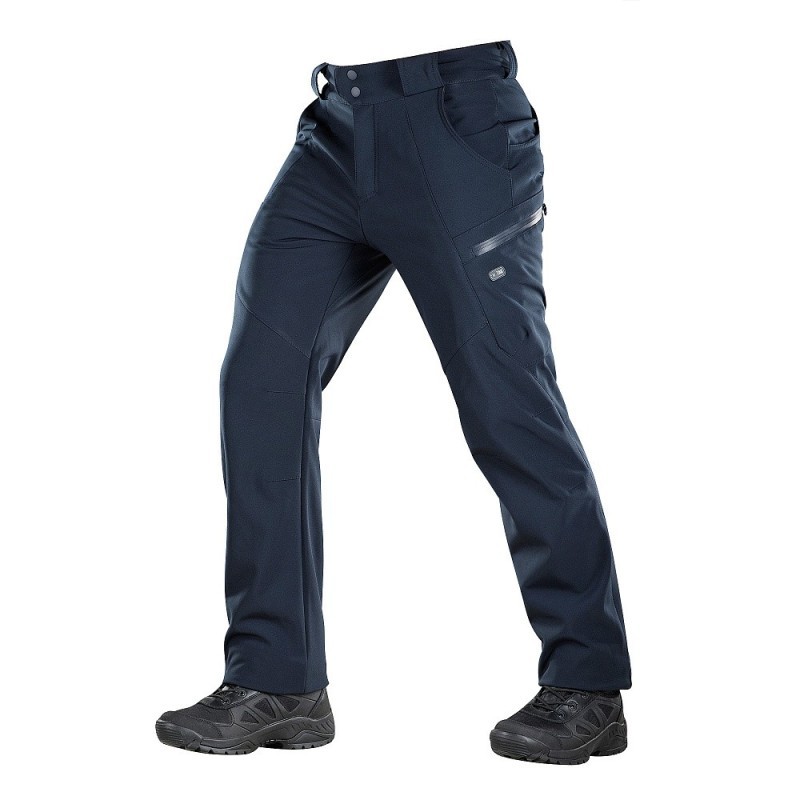 Nohavice M-Tac Soft Shell Winter - navy, XS Nohavice M-Tac Soft Shell Winter - navy, XS