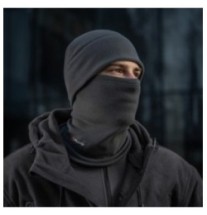 Nákrčník M-Tac Scarf Polartec - tmavo sivý, S/M