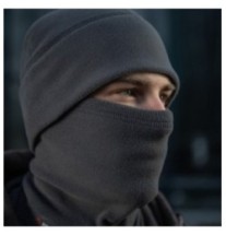 Nákrčník M-Tac Scarf Polartec - tmavo sivý, S/M
